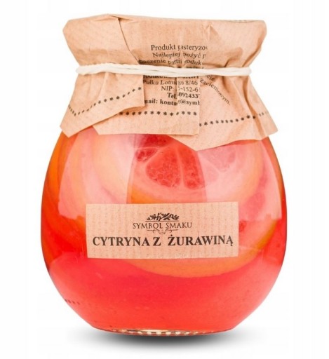 Citróny v sirupe s brusnicami ~ 260 g ~