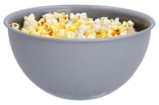 KUCHYŇSKÁ PLASTOVÁ MISKA 0,75L ŠEDÁ NA OBJÍDKY ČIPY 15 CM