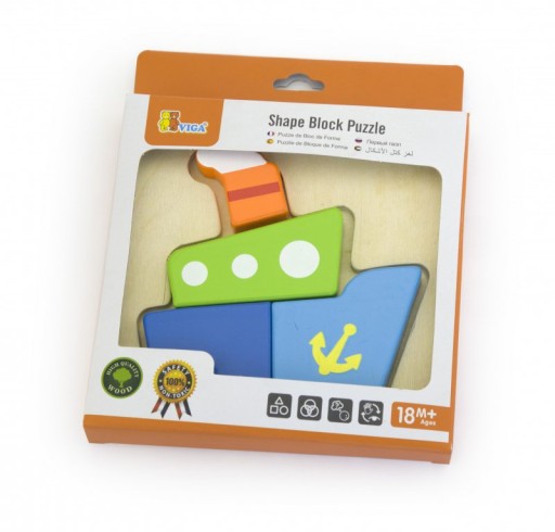 Viga 50171 Prvé puzzle bábätka - Loď