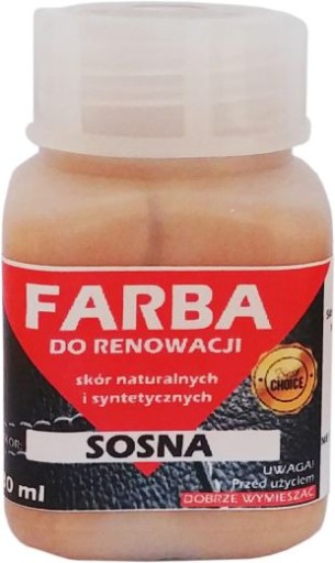 RENOVÁCIA KOŽE LAK NA ČALÚNENIE FARBA BOROVICE 30ml