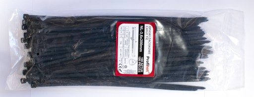 KABELOVÉ VIAZAKY KABELOVÉ VIAZAKY UV ČIERNA SVORKY svorka 3,6x200 100 ks