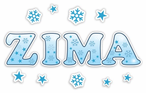 ZIMNÁ DEKORÁCIA, ZIMNÉ PÍSMENO, veľké, výška 21cm, WZ4