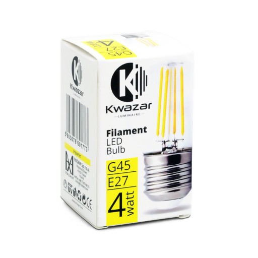 LED žiarovka E27 Filament 4W Edison G45 SMALL GALL dekoratívna loftová girlanda