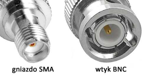 RF adaptér SMA/gn-BNC/wt 50Ohm