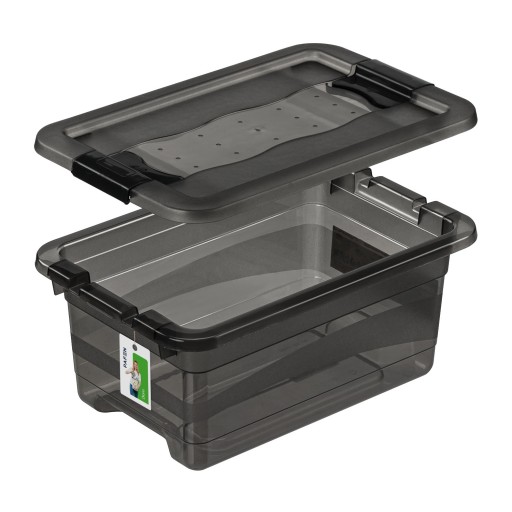 Úložná nádoba Cornelia Crystalbox 4L s vekom a sponami