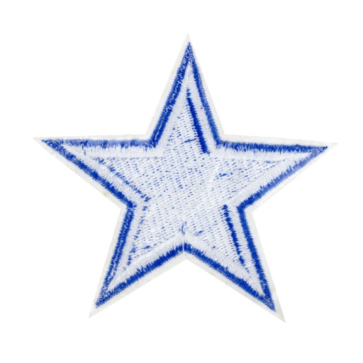Nažehľovacia termo náplasť Blue Star Star