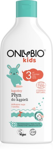 OnlyBio Jemná kvapalina do kúpeľa pre deti od 3 rokov
