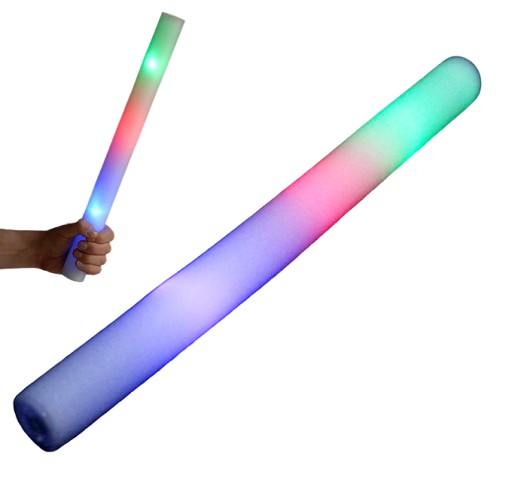 GLOW BON LED svetelná šabľa vyrobená zo špongie PARTY