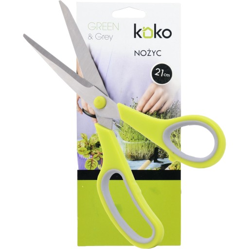 Univerzálne kuchynské nožnice, dĺžka čepele 8 cm, nožnice 21 cm Koko
