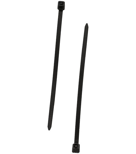 Sťahovacie pásky 2,5x100mm Čierna 100 ks