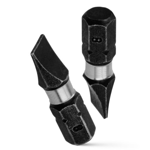 Nárazový bit SL8 Nárazové bity 25 mm | Nárazový bit pre skrutkovač 2 ks.