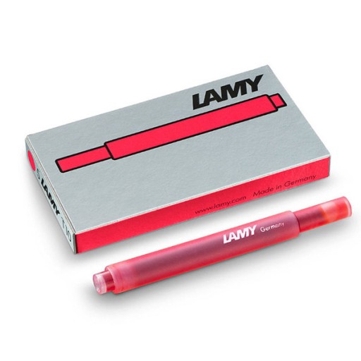 Atramentové kazety (5 kusov) Lamy T10 červené