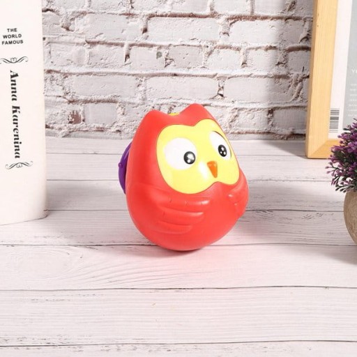 WANKA - ZLEPŠENÝ PRÍvesok SOVY, FAREBNÝ VNÚTOR