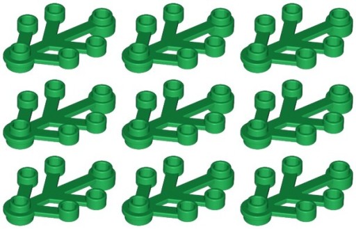 LEGO RASTLINA 2423 LIST zelený (5g) 9 ks.