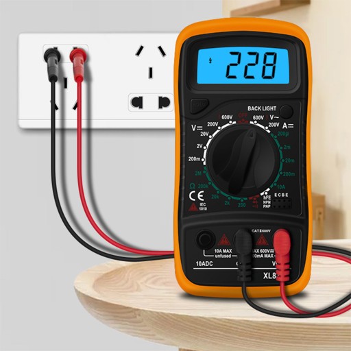 DIGITÁLNY MULTIMETER SPOTREBY MERAČ PRÚDOVÉHO NAPÄTIA LCD XL830L AG102D