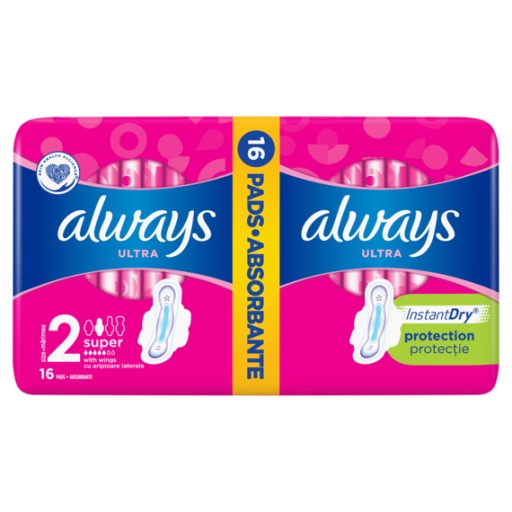 Always Ultra Super Plus s krídlami 16 ks.