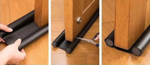TESNENIE PENOVÉHO ŤAHU POD DVIERKAMI, PROTIPRUTAVÉ, AKUSTICKÉ CHLADNÉ