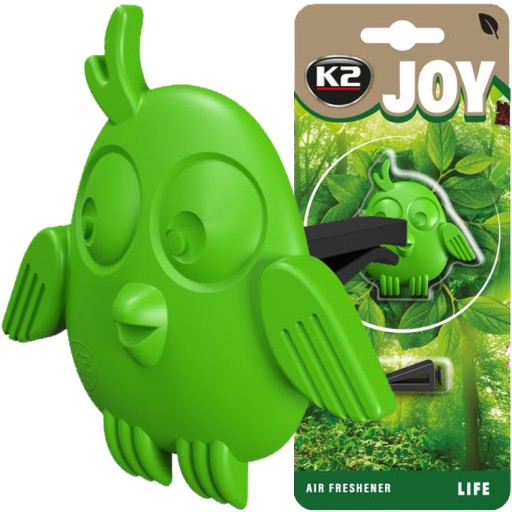 K2 JOY LIFE Osviežovač vzduchu do auta s károvaným vzorom