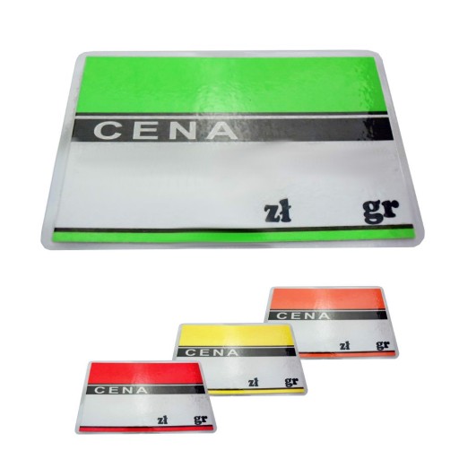 Cena 9,5x6cm laminované 50 ks