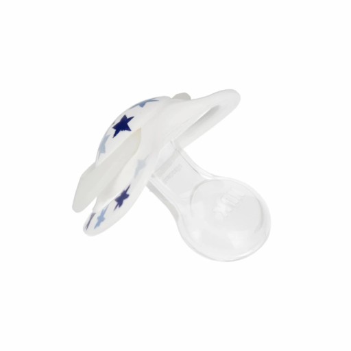 NUK SILIKÓNOVÉ UKLIDŇUJÚCE SADLO STAR 18-36m STAR NIGHT BLUE