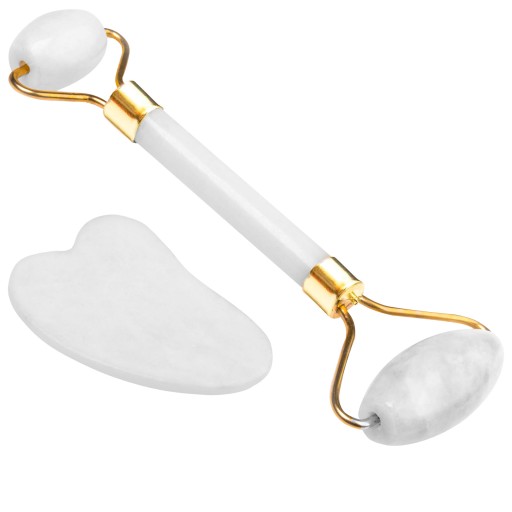 ROLEČOVÝ JADE VALEC PRE GUA SHA MASÁŽNU TAŠŤ