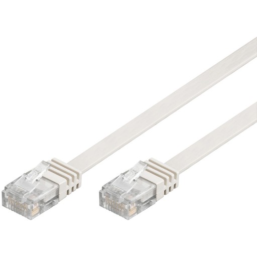 CAT 5E U/UTP patch kábel LAN kábel, plochý, 10 m