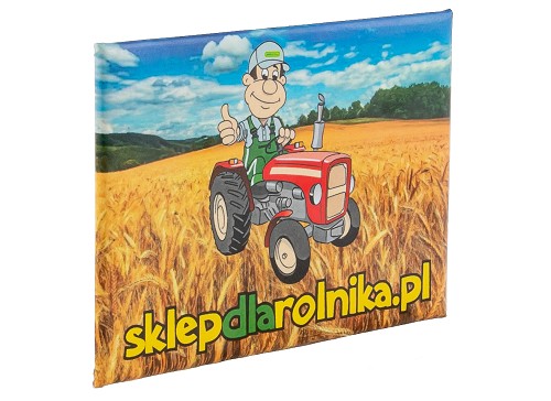 HORIZONTÁLNY MAGNET 78x53 UŠI S LOGOM obchodFARMÁR