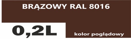 PRO ALKID rýchloschnúci alkydový email 0,2l Hnedá RAL 8016