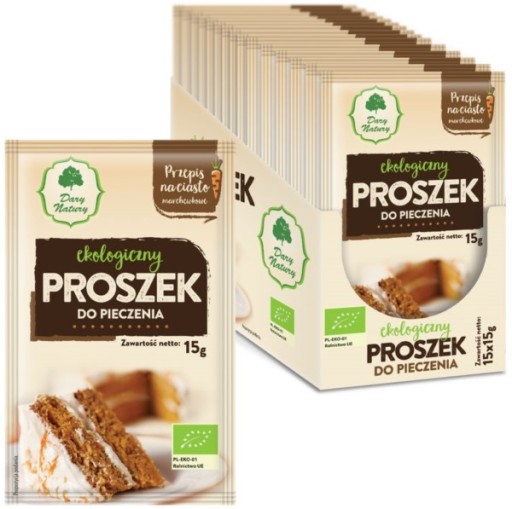 Bio prášok do pečiva 15g - Dary Natury