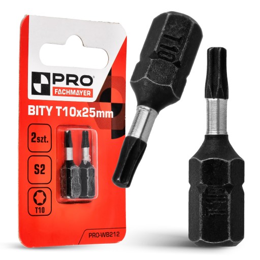 NÁRAZOVÉ HROTY ÚRAZOVÝ BIT SILNÝ SKRUTKOVACÍ BIT TX10 25 MM