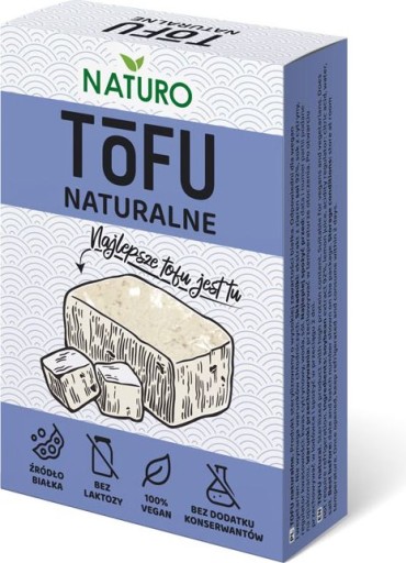 NATURAL tofu / prírodný sójový syr VEGAN 200g NATURO
