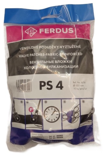 Náplasť PS 4 na poľnohospodárske rúrky pre SW ventil, studená alebo horúca, 105mm 1x