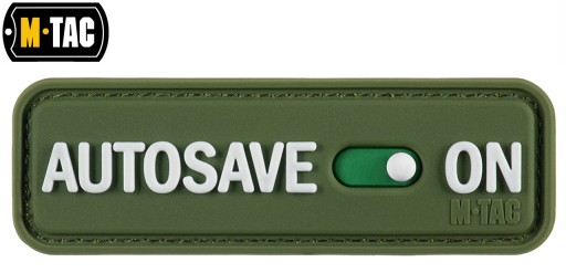 Nášivka Autosave PVC Olive M-Tac emblém