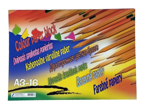 A3 Color Drawing Pad Farebný papier