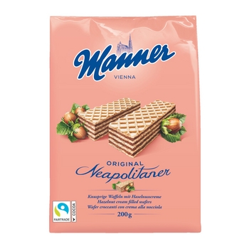 1x MANNER oblátky s lieskovými orieškami 200g