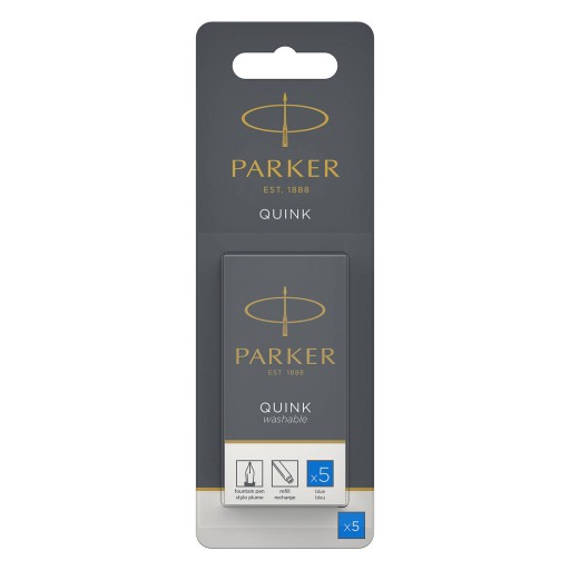 Štandardné modré atramentové kazety Parker