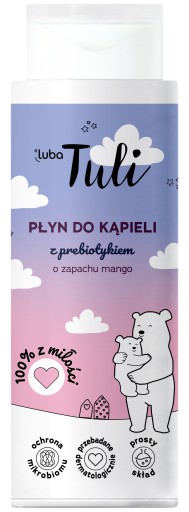 Tuli prebiotická kúpeľová kvapalina pre deti 400ml s vôňou manga