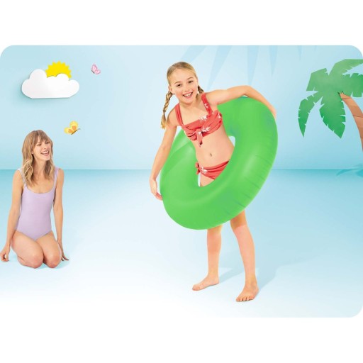 Neónový krúžok na plávanie, priemer 91 cm - 3 farby INTEX 59