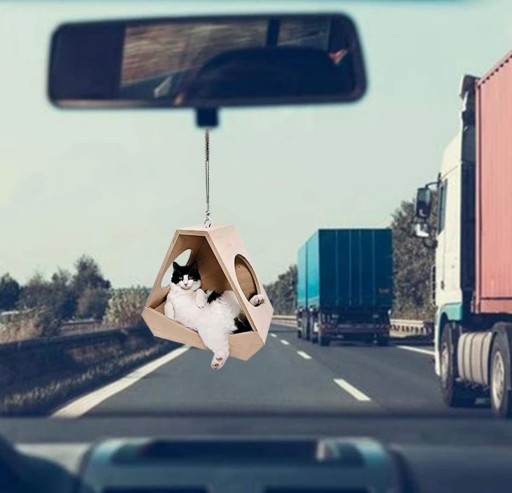 hračka pre mačiatko na zrkadlo do auta