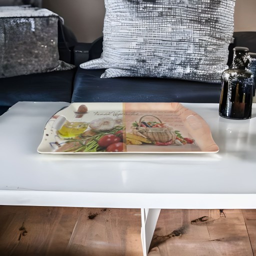 Plastový kuchynský podnos s rúčkami 48x29