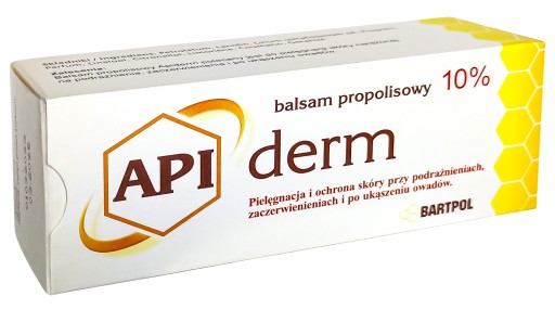 APIDERM krémový propolisový balzam 10% upokojujúci BARTPOL