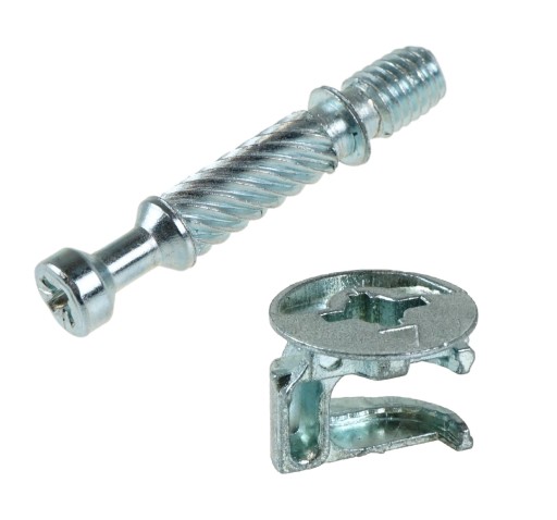 10 x 28 mm Nábytkový konektor Excentrický M6 Hitch