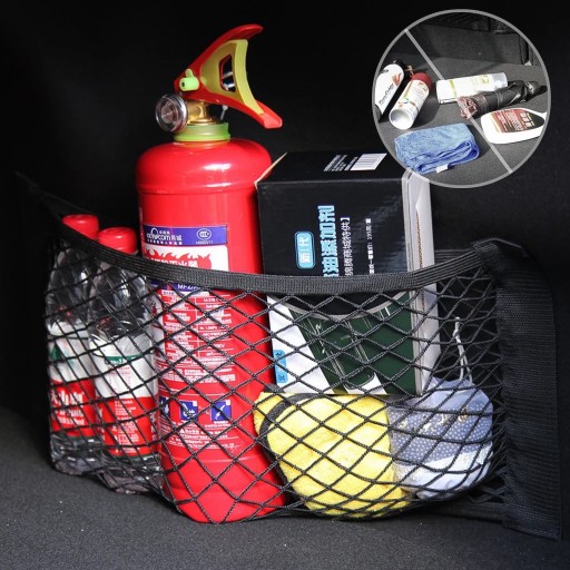 ORGANIZÁTOR AUTA SIEŤKA NA VELCRO NA KUFOR AUTA 50x25 STRONG