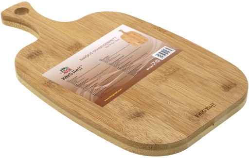 BAMBUSOVÁ DOSKA NA KRAJENIE S RÚČKOU 33x18,5