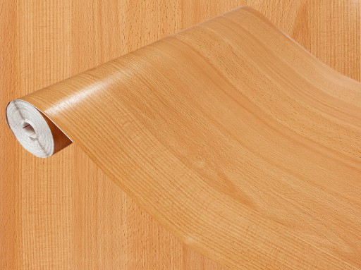 Samolepiaca PVC fólia Červená buková nálepka na nábytkové dvierka