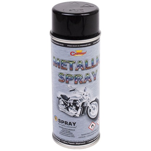 Spray Metallic Black 400 ml Champion