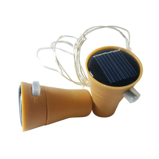20 LED ŽIAROV UZÁVER FĽAŠE SOLÁRNE DEKORATÍVNE DRÔTY