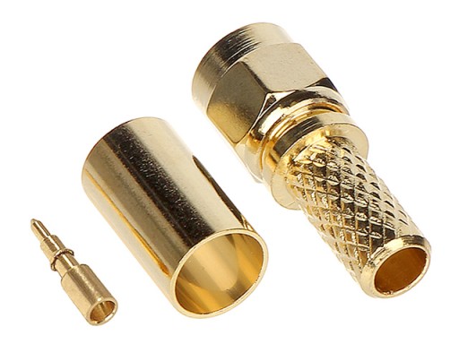 Zástrčka SMA 50 Ohm nalisovaná na kábel H-155