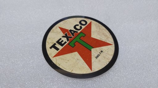 NÁLEPKA STARÁ NÁLEPKA LOGA TEXACO 8 x 8 cm