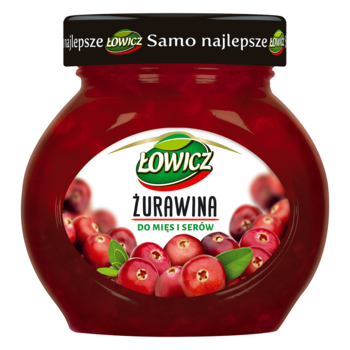 ŁOWICZ BRUSINKY NA MÄSO/SYR 230G ..